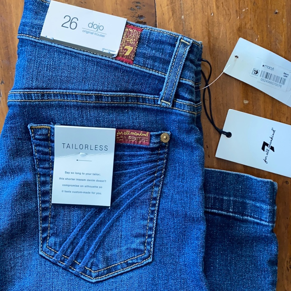 Never worn 7 for all mankind jeans